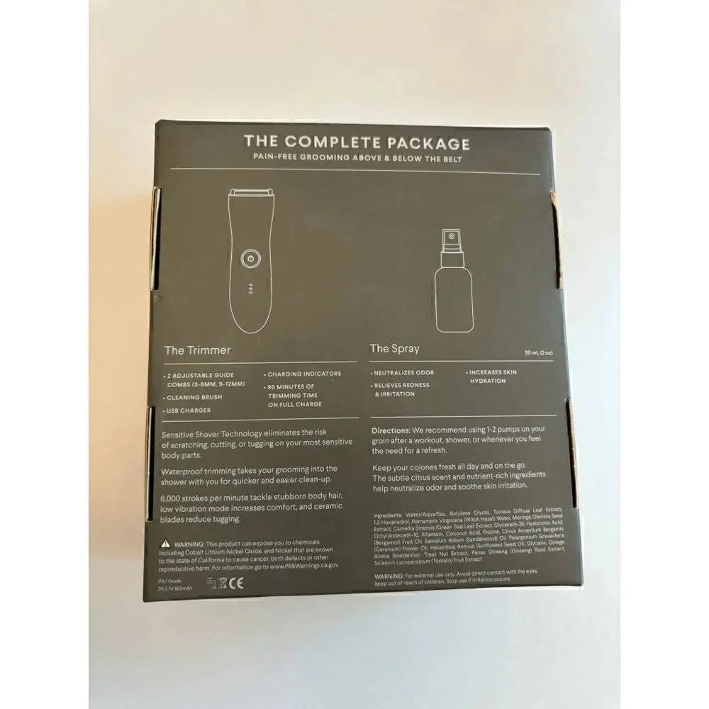Meridian by Lumin the Complete Package Trimmer and Spray Set